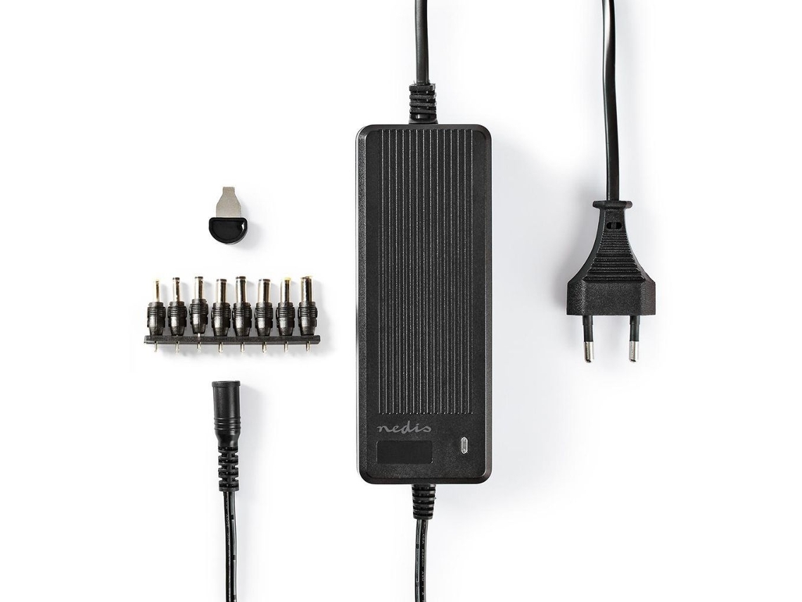 Adaptador Universal Nedis, 60 W, Preto