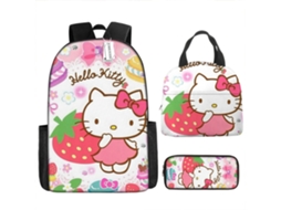 Conjunto De Cinco Mochilas Hello Kitty