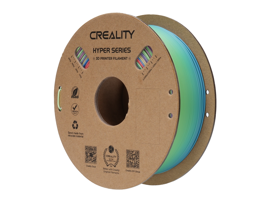 Filamento Hyper Pla Creality 1.75mm Para Impressoras 3d Ender 3/5 S1 K1 Max Anycubic Ankermake Elegoo Flashforge
