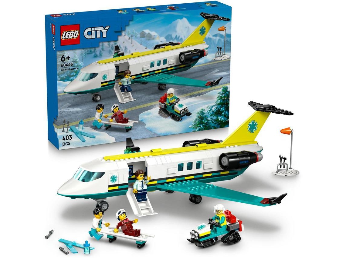 LEGO City: Avião De Ambulância Aérea De Emergência - 60465