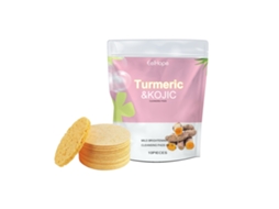 Esponja Descartável De Limpeza Com Cúrcuma