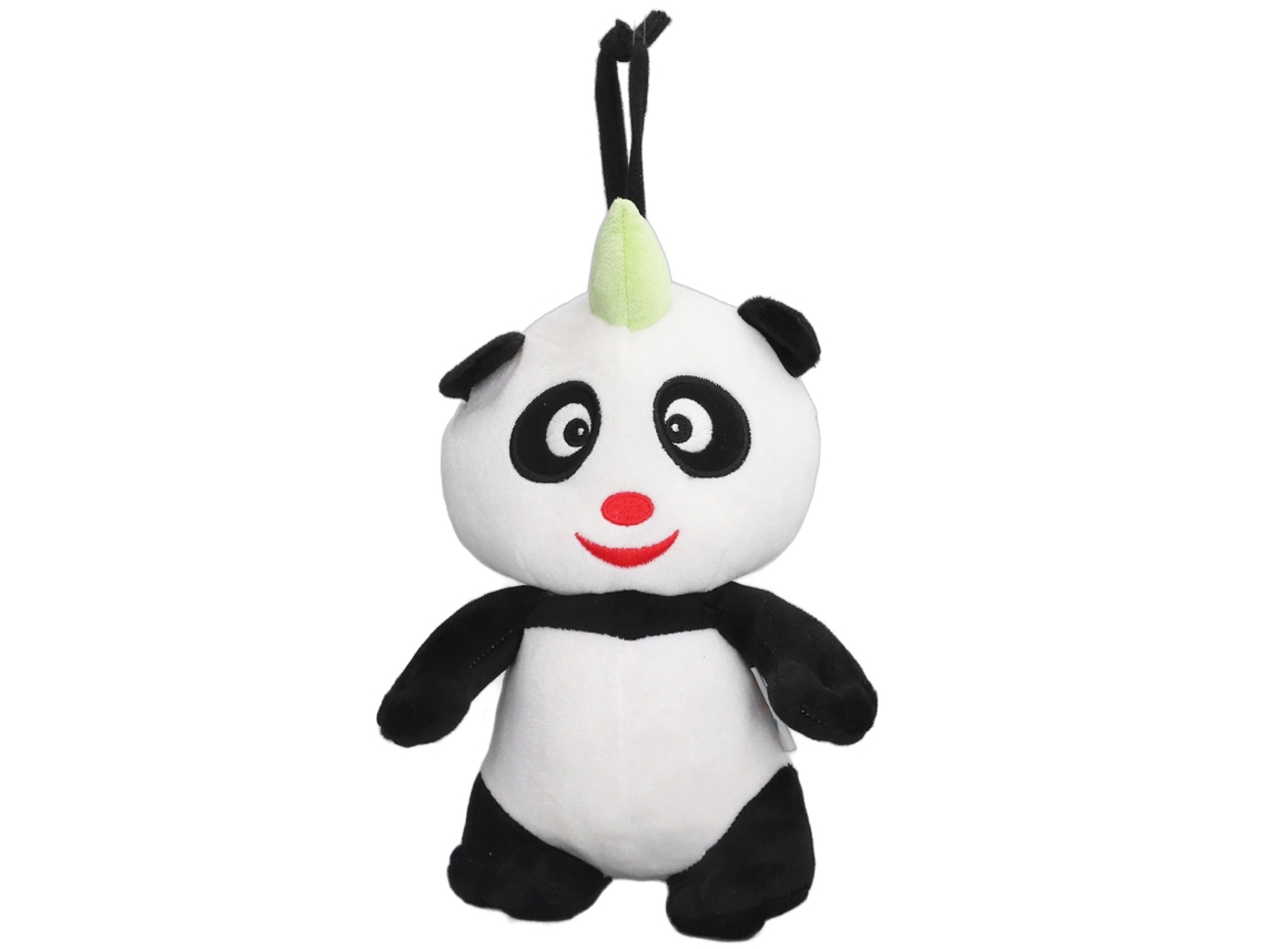 Mali brinquedo de Pelúcia Panda Audível para Carrinho de Bebê, Macio e Confortável, Melhora Cognição
