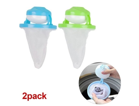 2pcs Saco Filtrante Para Máquina De Lavar Roupa Atrai Pelos Anti Pelotas Leegoal