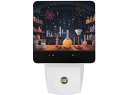Luminária Noturna De Parede Com Sensor Crepuscular, Led 0,5 W, Design
