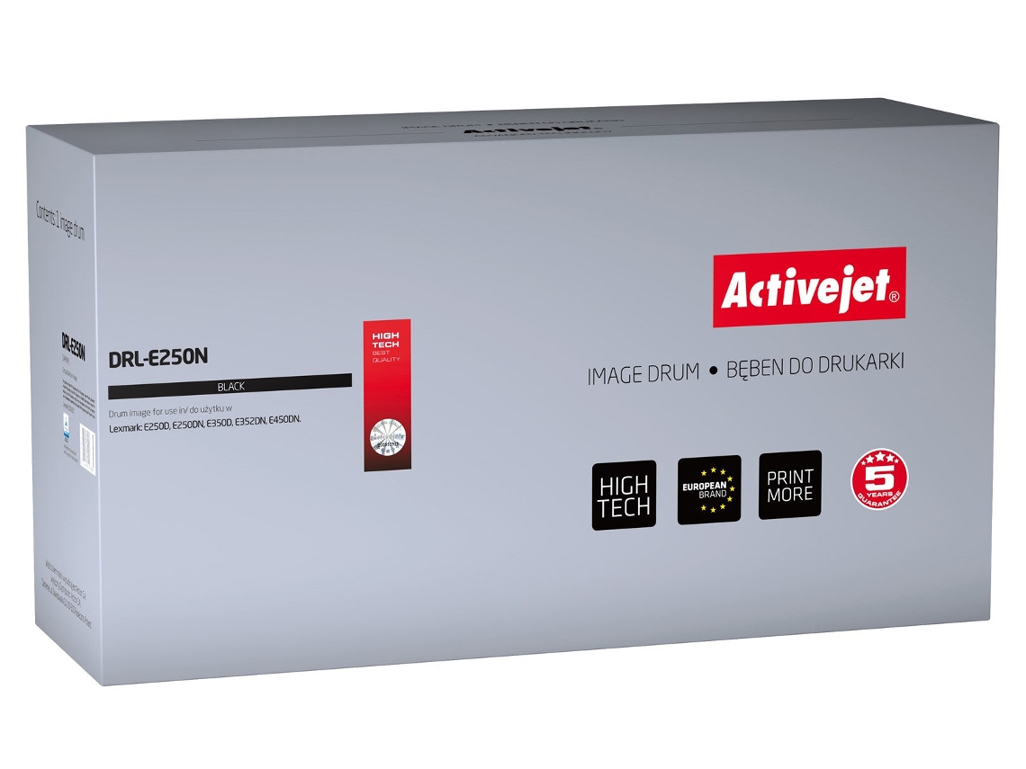Drl E250n Drum Activejet (replacement For Lexmark E250x22g Supreme 30 000 Pages Black)