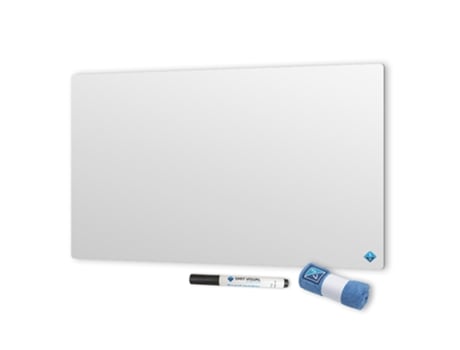 Quadro Branco SMIT VISUAL de esmalte sem borda 100x100 cm