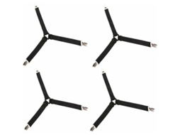 Lurelia Tensores Para Lençol 4 Peças Nylon Metal Ajustável Elástico Colcha Colchão Cobertor Preto