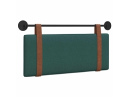 Conjunto 1 Cabeceira Suspensa Vidaxl Verde Couro Sintético (110 X 55 X 5 Cm)