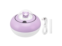 Laxiscreed Umidificador Compacto Usb, Portátil Para Escritório E Quarto, Silencioso E Com Acabamento Fofo Na Cor Violeta