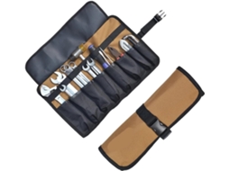 Bolsa para ferramentas Oxford, kit de armazenamento portátil com carretel duplo.