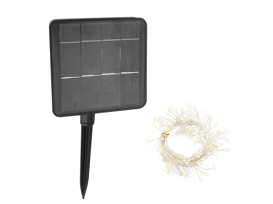 Laxiscreed Lâmpadas Solar Led 200l Para Iluminação E Decoração De Festas, Casamentos E Natal