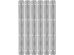 De Piano Em Madeira Natural Conjunto 6 150x17mm, Metal Para Caixas