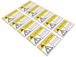 Etiquetas De Advertência Elétrica Para Uso Interno E Externo.