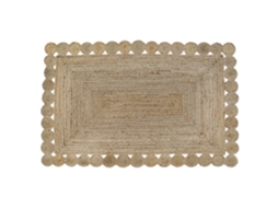 Tapete de Juta 2200 G/m² Marrom Natural 200 X 290 X 1 Cm ALEXANDRA HOUSE LIVING
