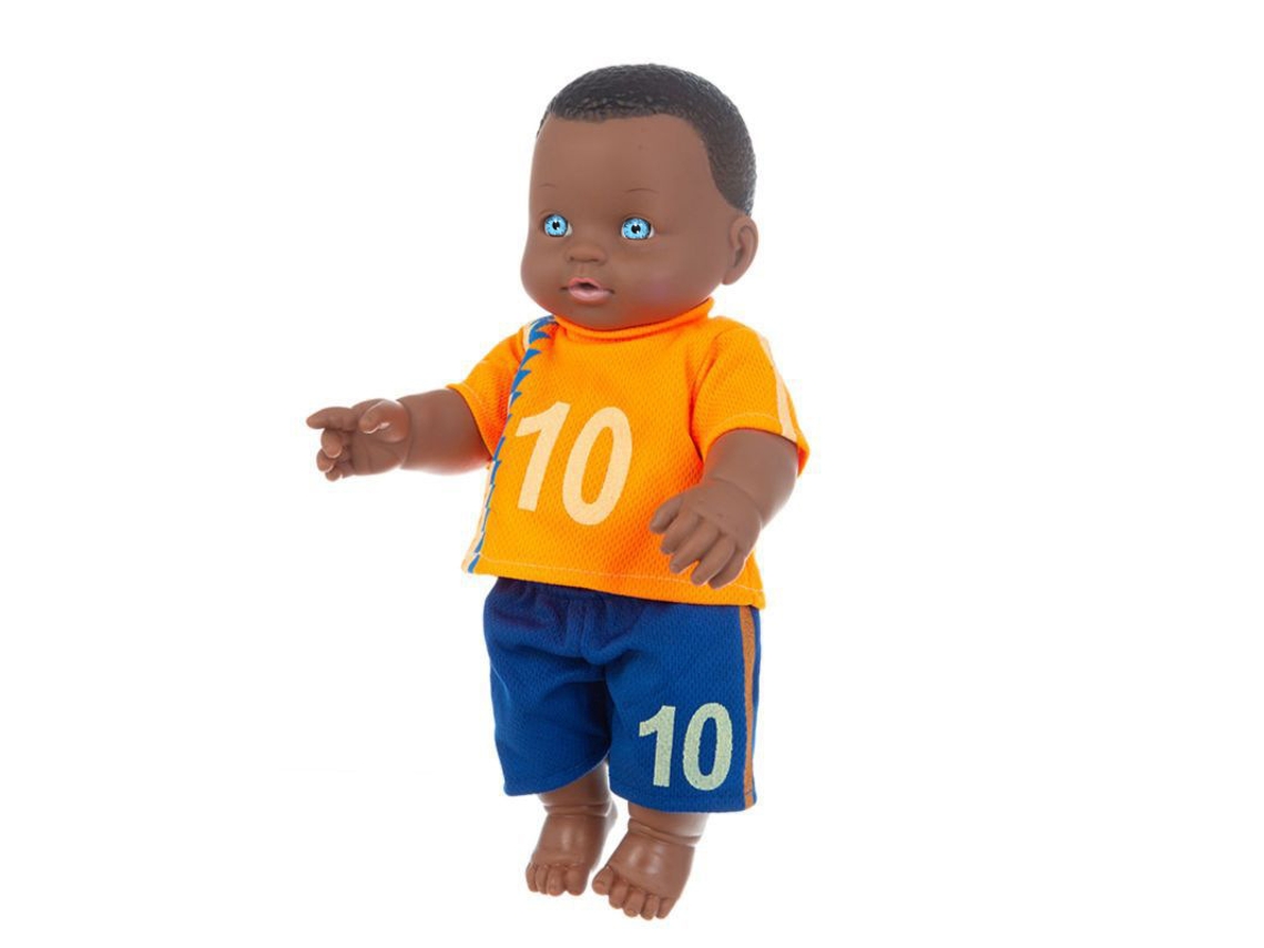 Boneca de Vinil de 30 Cm, Conjunto de Camiseta e Shorts, Brinquedo Infantil MDUG
