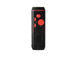 Lanterna de Rádio Portátil AQUAFORGE com Manivela, Bateria Externa, Alarme SOS