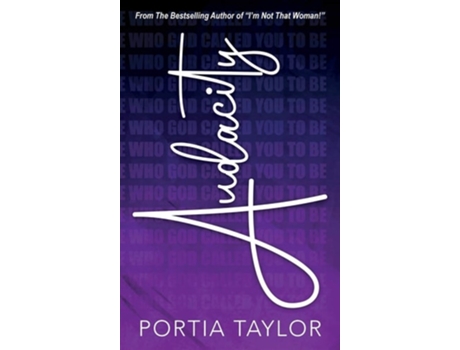 Livro Audacity De Portia Taylor (inglês - Capa Dura)