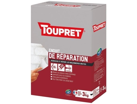 Revestimento Reparador Em Pó Exterior 3 Kg Cinza Toupret