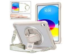 Lurelia Capa Para Ipad Pro 11 2024, Tpu, Proteção Contra Quedas, Suporte Integrado