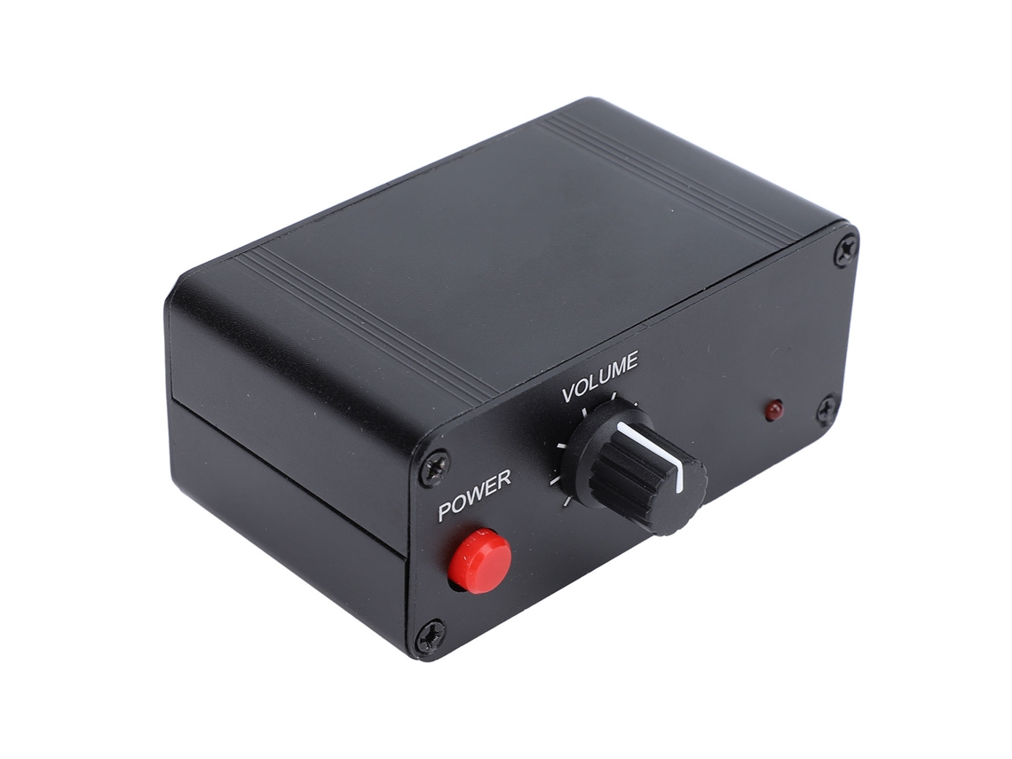 Preamplificador Som Ganho 20db, Op Dual, 3.5mm Entrada/saída Dc 5v-16v