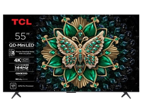 TV TCL 55C6K (MiniLED - 55'' - 140 cm - 4K Ultra HD - Smart TV)