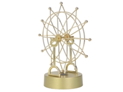 Ats juguete de Mesa de Rueda de Ferris Eléctrica Rotación Magnética Movimiento Perpetuo Decoración Hogar Oro
