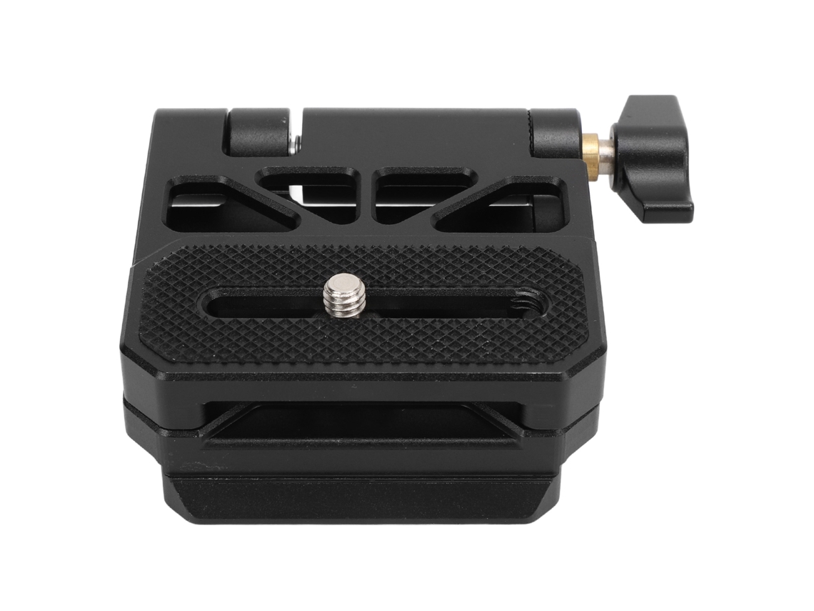 Placa de liberação rápida com rosca de 1/4 e 3/8 polegadas, adaptador universal dobrável para estabilizador de câmera, tripé e cabeça de bola LAXISCREED