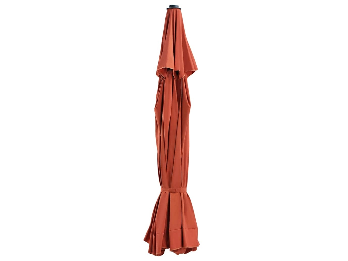 Vidaxl Tecido De Substituição P/ Guarda-sol Exterior 500 Cm Terracota