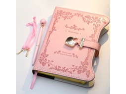 Diário Com Cadeado E Chaves, Ideal Para Presentear Meninas Recarregável Mulheres Caderno Secreto Jardim De Rosas Páginas Pautada-aquaforge