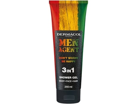 Champô DERMACOL Men Agent Don´T Worry Be Happy Shower Gel 3 In 1 (250ml)