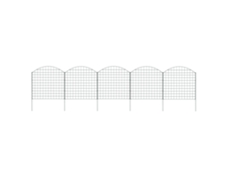 Vidaxl Conj. Painéis De Vedação Arqueados P/ Jardim 77,5x78,5 Cm Verde