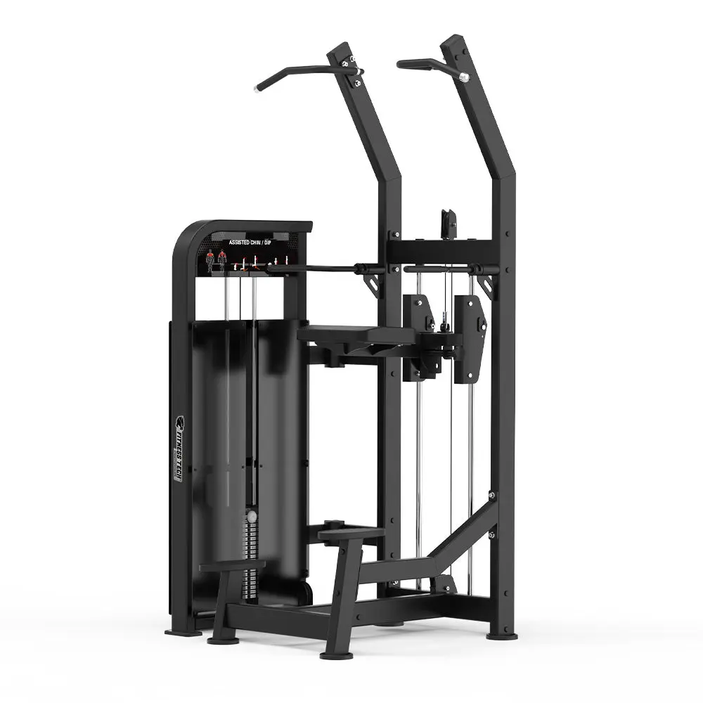 Double Pull-Ups E Dips | Selector Machine - Série Compact Fitness Tech