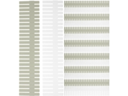 Conjunto de Divisórias GOKOCO 16 peças rígidas de plástico para gavetas dimensões 32x4.7 cm