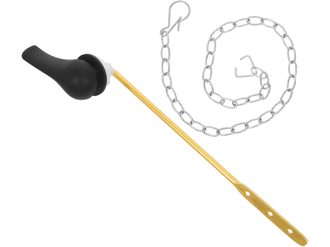 Kit De Alavanca De Descarga Para Caixa Acoplada, 2 Peças, Preto