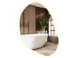 Espelho de Parede REA Led P11230 Cloud C Grey 80x60cm