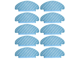 10 peças panos de limpeza para ecovacs deebot t8, acessórios de aspirador de pó, pano de substituição para limpeza de chão