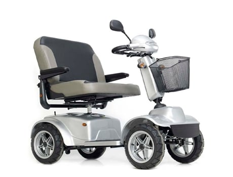 Scooter Elétrica Quatro Rodas para Deficientes Duo Todo-O-Terreno