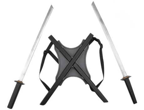 Arma DISFRAZZES Sabre Ninja Duplo Com Capas Traseiras