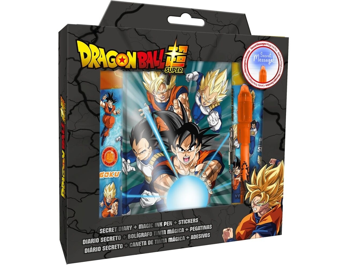 Diário Dragon Ball Super Com Caneta Mágica Para Fãs E Colecionadores-aquaforge