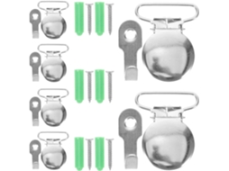 Conjunto De 6-clipes Antiderrapantes Sewacc Para Tapeçarias E Mantas, Cabides De Parede Plástico Resistente, Suporte