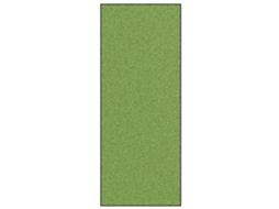 Conjunto 1 Tapete De Entrada Vidaxl Verde Poliamida (120 X 300 Cm)