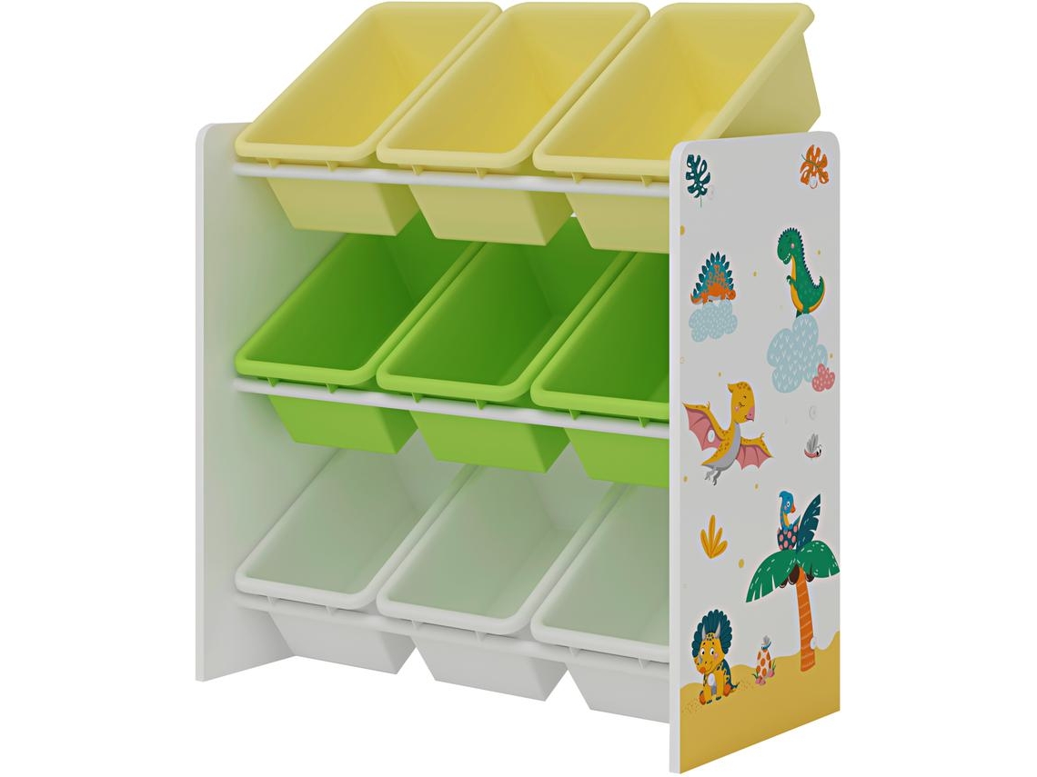 Organizador [EN.CASA] (Multicor - Aglomerado, Plástico - 60 x 62 x 26,5 cm)