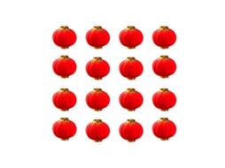 Lanterna Pequena Premium 6 com Acabamento Flocking para Decorações LAXISCREED