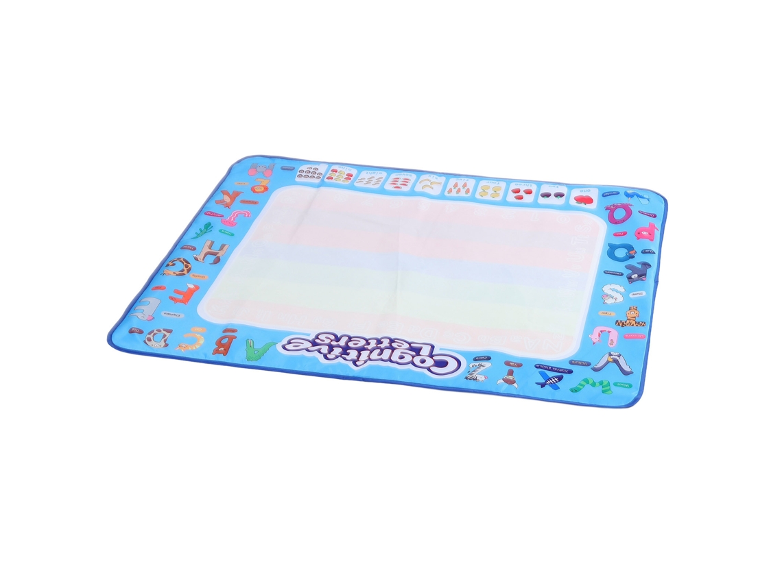 Primerox tapete de Desenho com Água Educativo 100x80cm para Crianças 3+ Desenhos Coloridos
