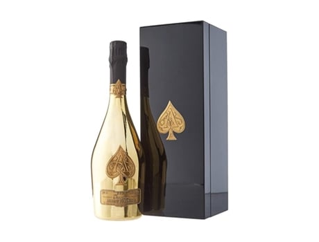 Champanhe Ace Of Spades Brut Gold Caixa De Madeira 0,75 L Armand De Brignac