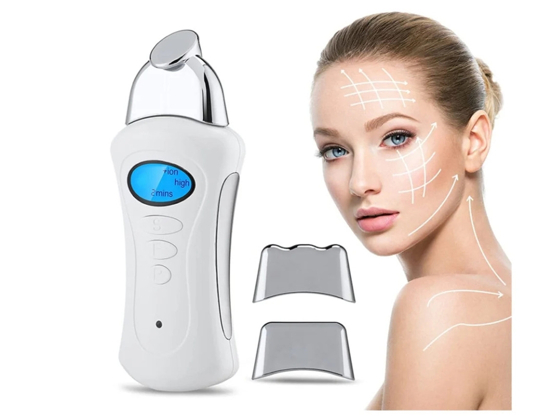 Equipamento Doméstico Para Cuidados Com A Pele Máquina De Levantamento Facial Elétrica Mini Instrumento De Beleza Branco Bestvite