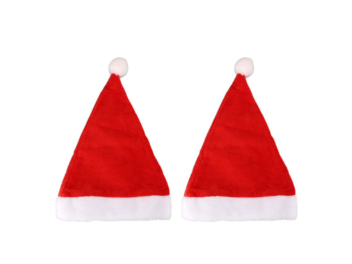 2 chapéus de papai noel com luz led rgb 3 modos de iluminação 4 cores vibrantes macios nylon para adultos e crianças S/MARCA