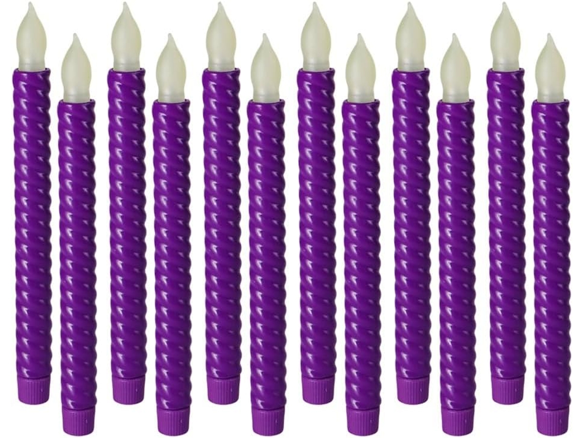 Conjunto De 1 Conjunto De Luzes Amarelas Longas Com Efeito De Flash, Velas Compridas, Luzes Para Ani Gokoco
