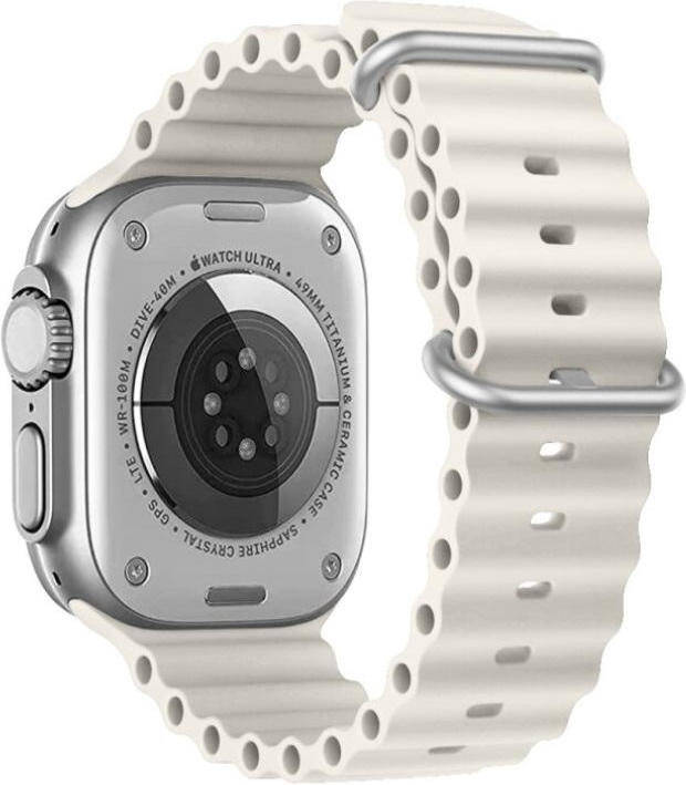 Bracelete Apple Watch 42/49 mm SWISSTEN Wave (Cinzento)