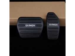 Cubre Pedales de Acelerador e Freno para Nissan Qashqai J11 J12 2014-2023, Alumínio e Caucho S/MARCA